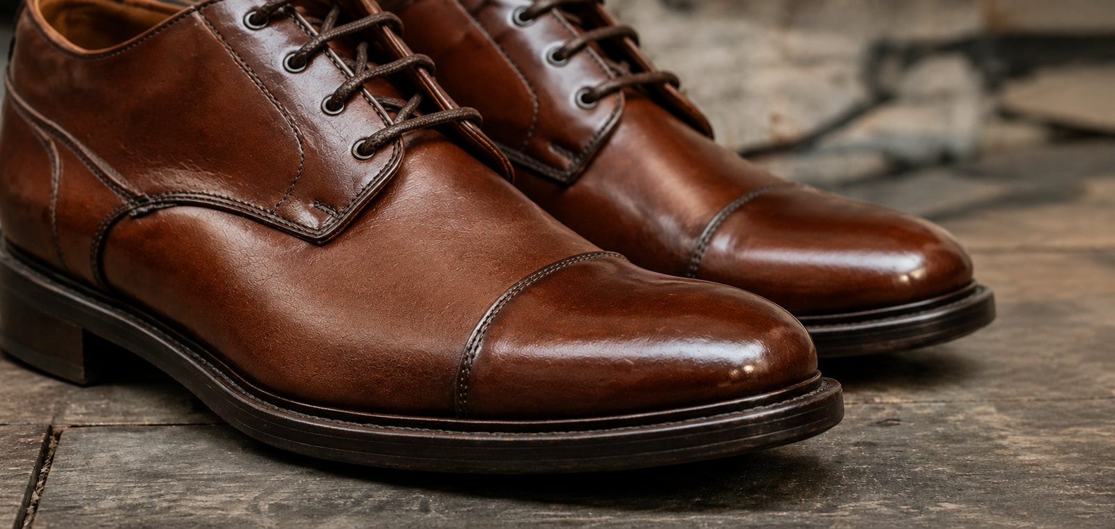 Shoes after professional cleaning